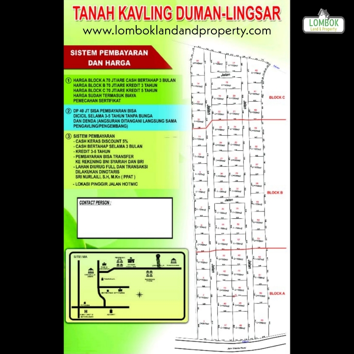 Tanah Kapling Duman - Lingsar 4