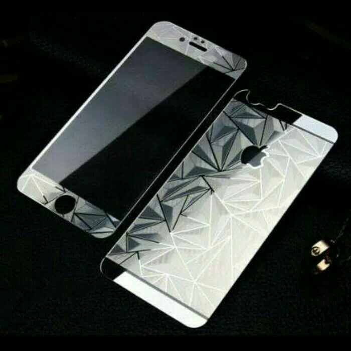 Tempered Glass 3D Diamon Color Iphone 4 4S Anti Gores Warna  4