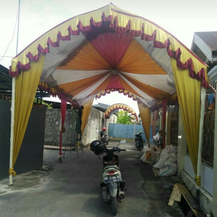 Tenda Terowongan ukuran 3x3 4