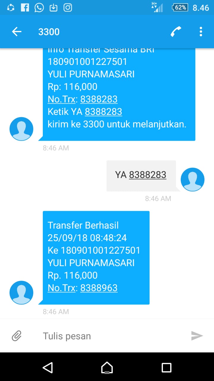 Testimoni transfer 2