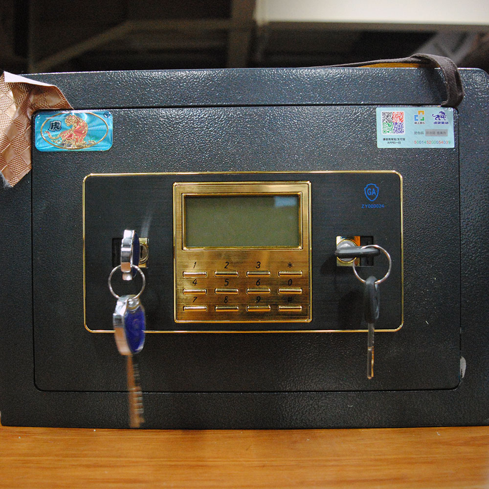 Tiger Brankas Safe Deposit Box Electric Password 25cm P5001