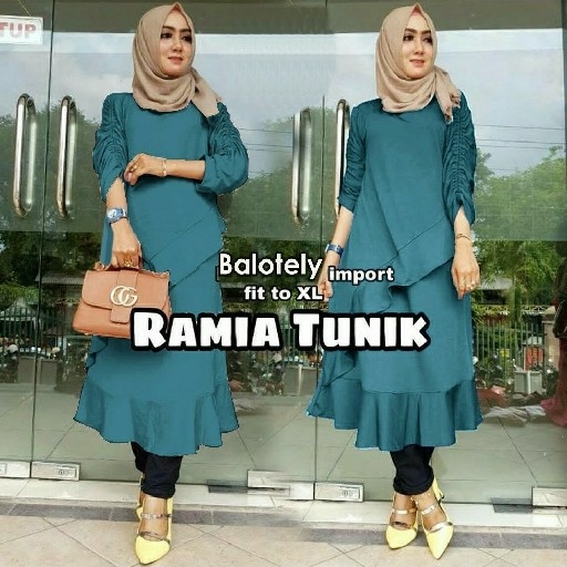 US RAMIA TUNIK Warna lain MOCCA 2