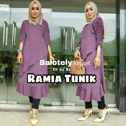 US RAMIA TUNIK Warna lain MOCCA 5