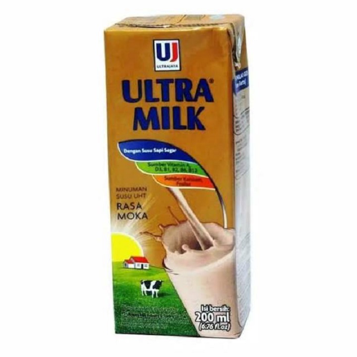 Ultra Milk Rasa Moka 200ml 2