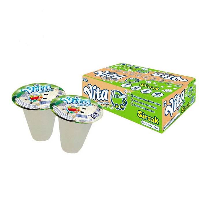 Vita Jelly Drink Sirsak 170ml Dus 2