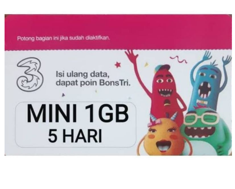 Voucher Tri 1Gb 5 Hari