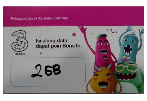 Voucher Tri 2GB AON