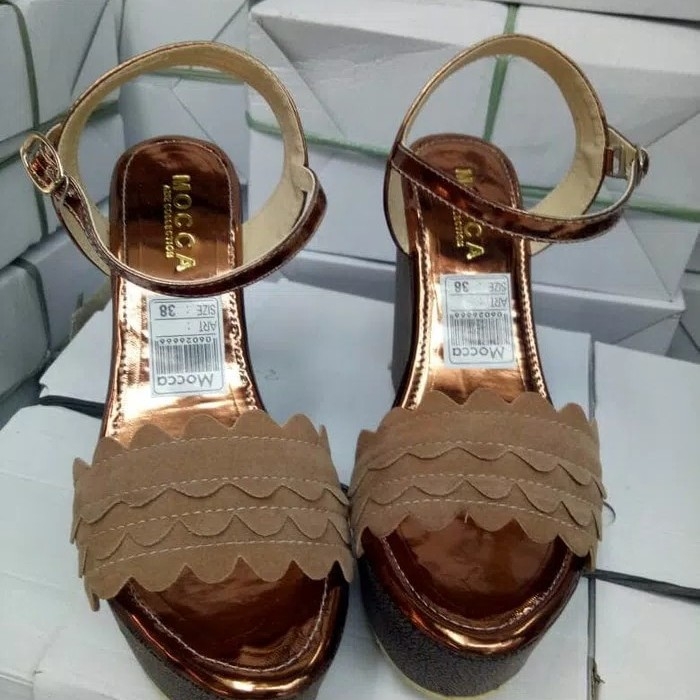 Wedges Hak Tinggi Mocca 3