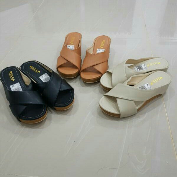 Wedges Silang AF24 Krem 2