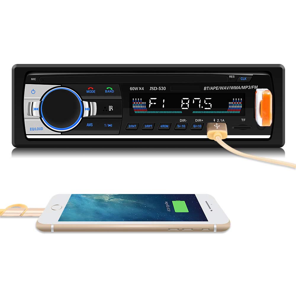 ZEEPIN Tape Audio Mobil Bluetooth Car MP3 Player JSD-530