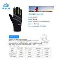 - AONIJIE M50 OUTDOOR GLOVES TOUCH SCREEN - SARUNG TANGAN BLACK ROSE -