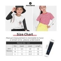 - ROCKBROS XT029 CHILDREN ARM SLEEVE - MANSET KAOS TANGAN ANAK - BLACK 2