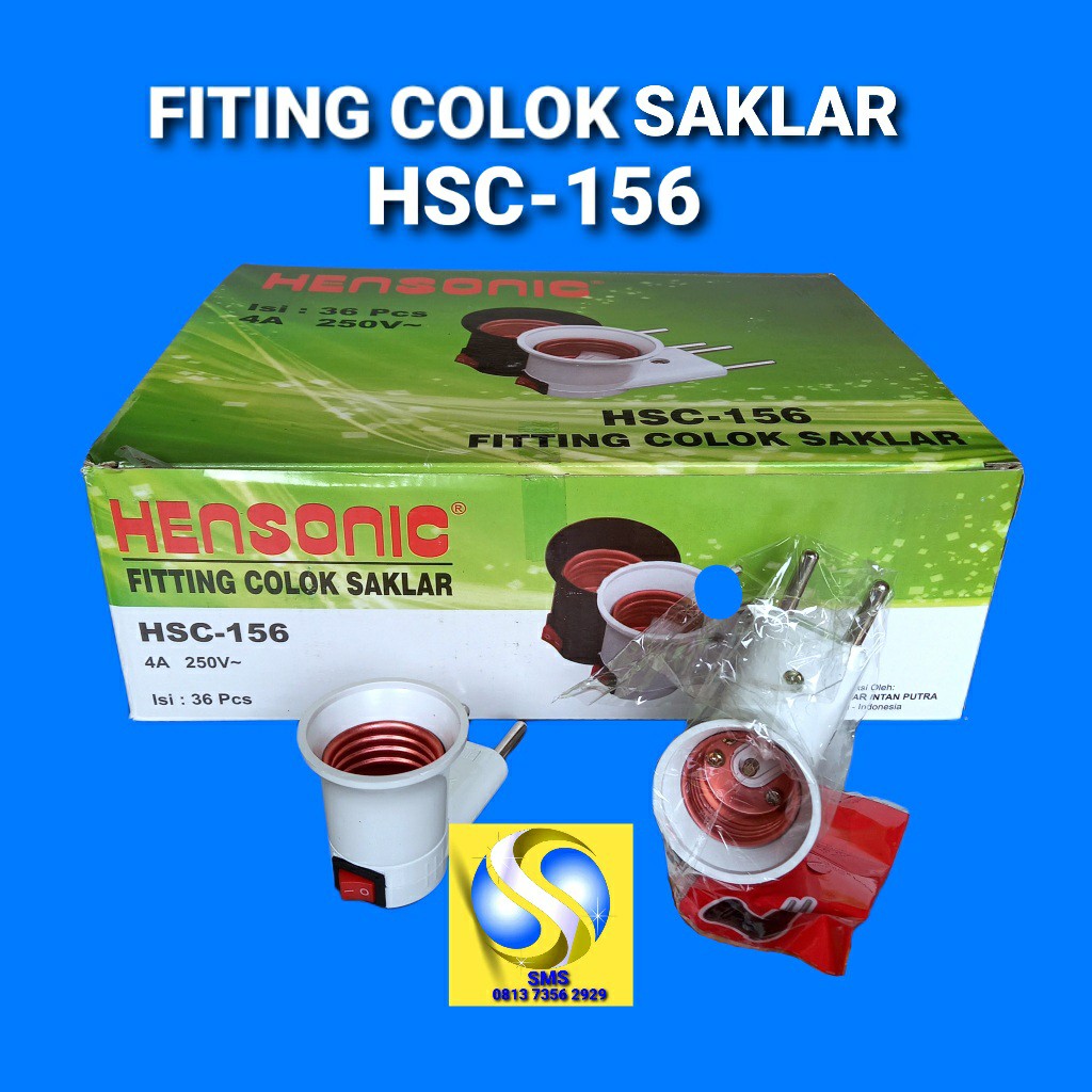 FITING COLOK SAKLAR HSC-156 HENSONIC