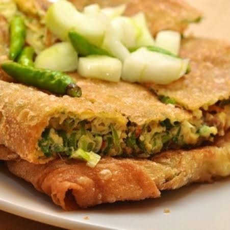 Martabak ayam biasa