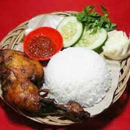 Nasi ayam kampung bakar