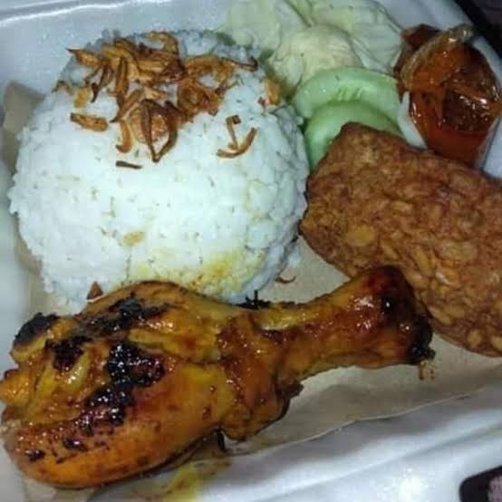 Paket nasi ayam bakar 2