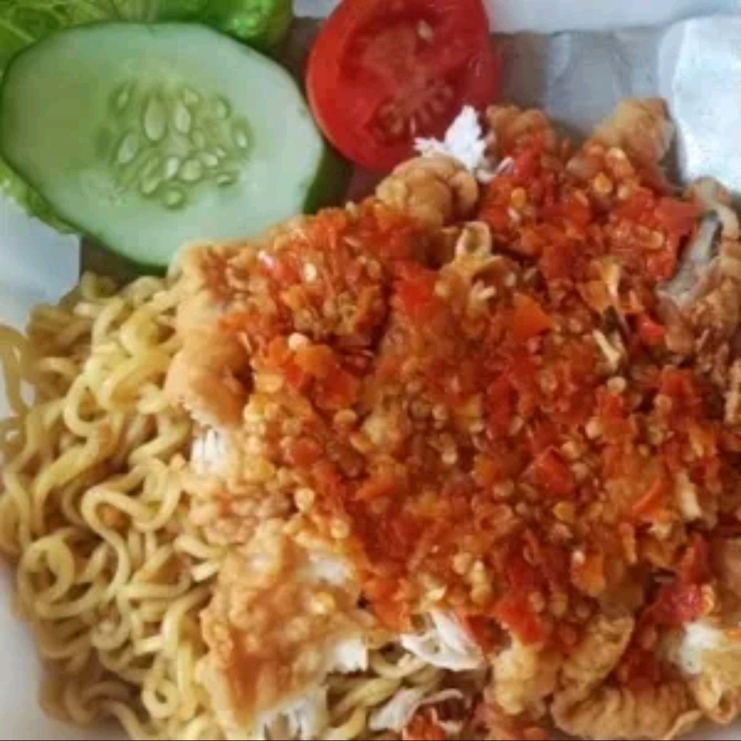 Paket Mie Ayam Geprek Sambal Ijo