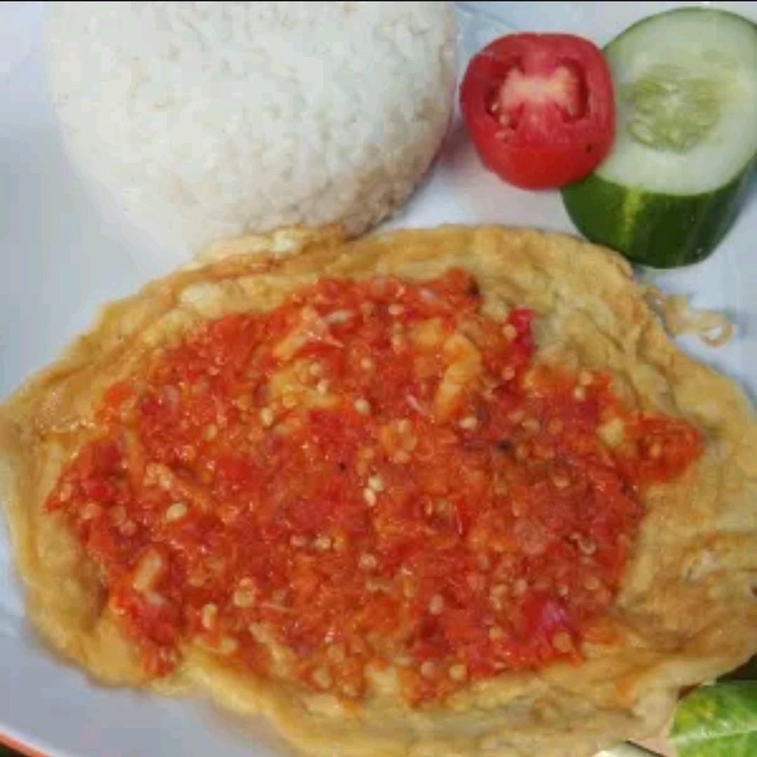 Paket Nasi Telor Sambal Bawang