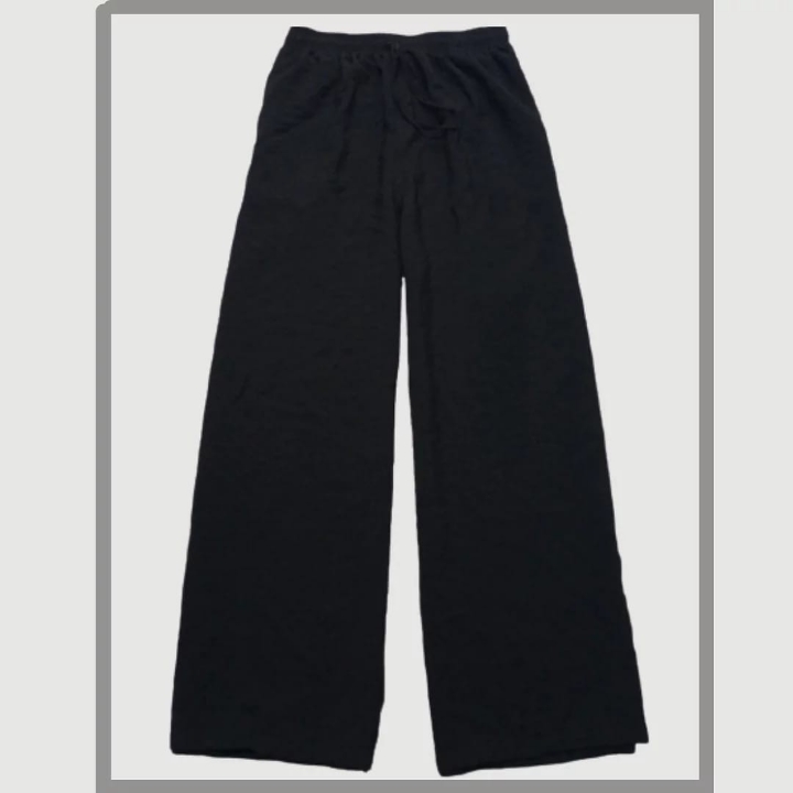  UNIQLO Culottes Wide Drape-BLACK  2