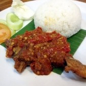  paket Ayam penyet nasi