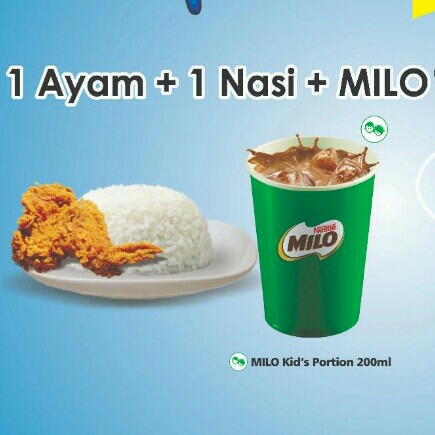 1 Ayam 1 Nasi 1 Milo