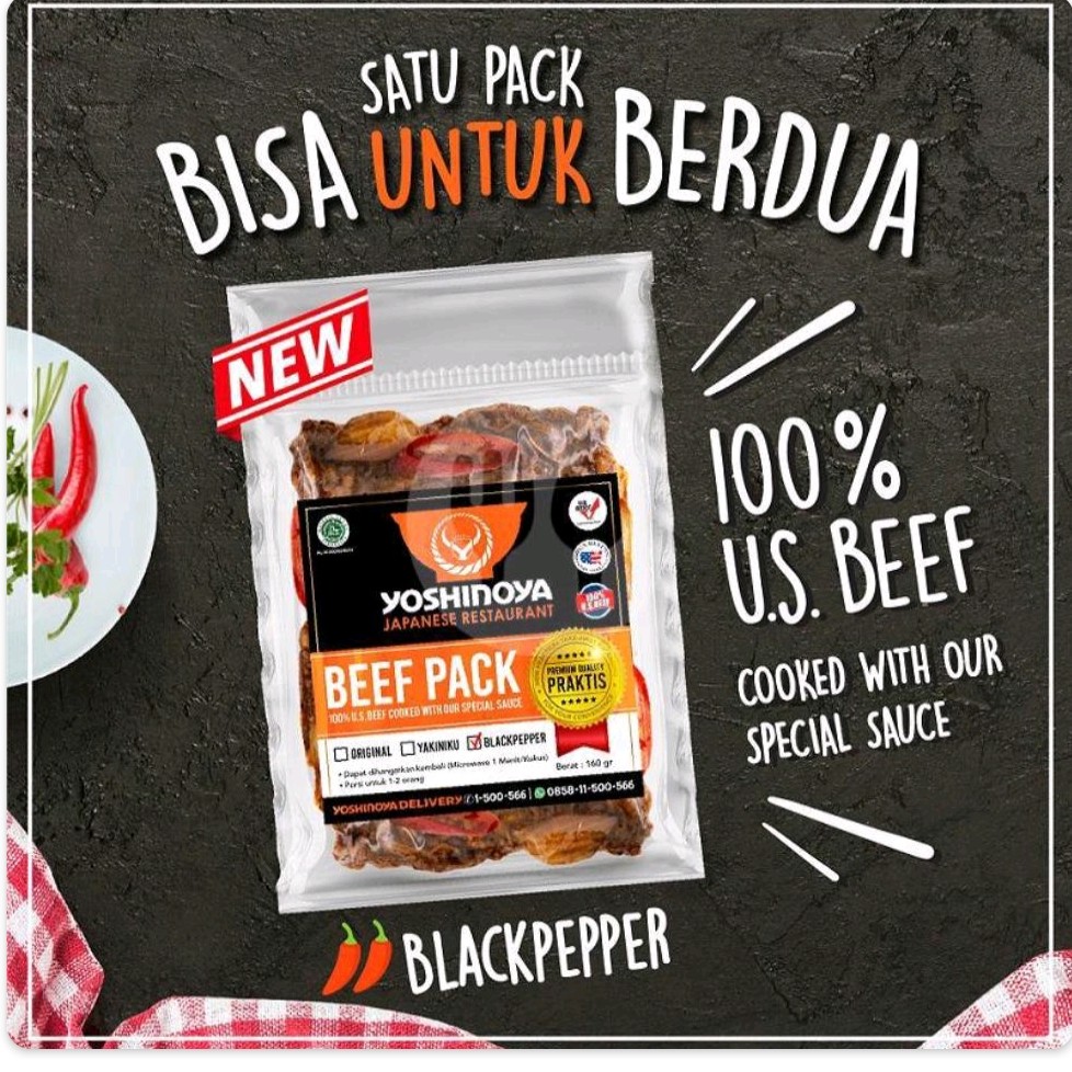 1 Beef Pack Blackpepper