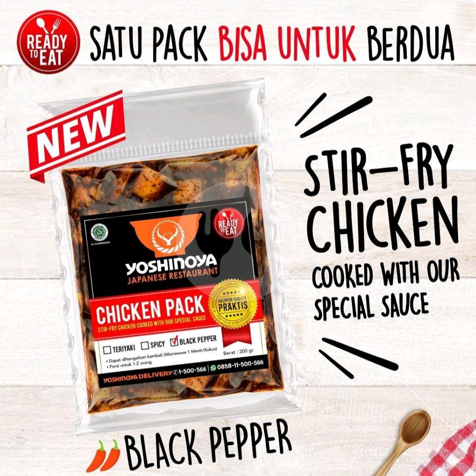 1 Chicken Pack Blackpepper