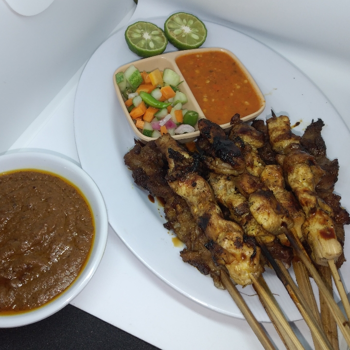 1 Porsi 10 Tusuk Sate Daging Sapi