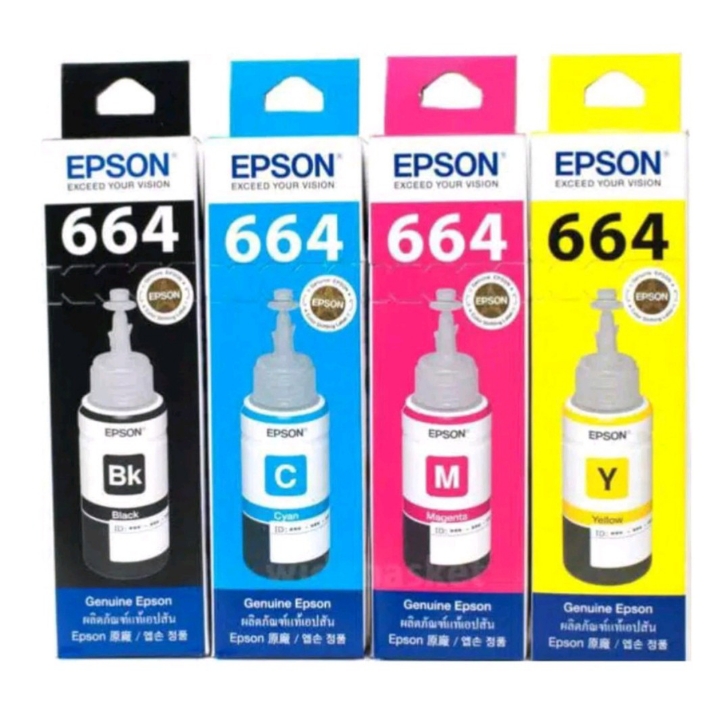 1 Set Tinta Epson 664 For L100 L110 L120 L121 L360 L200 L210 L22 L310 