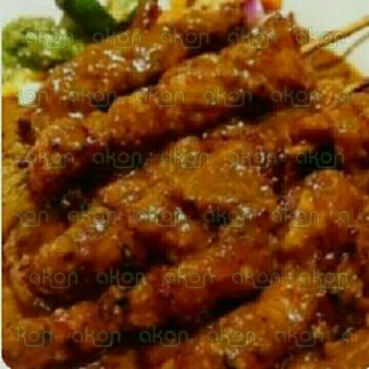 10 Sate Ayam Campur Bumbu Kacang