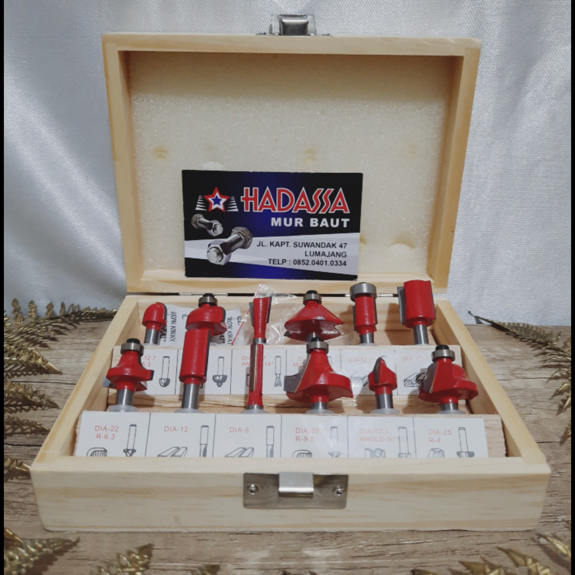 12 Pcs Mata Profil Bit Set 2