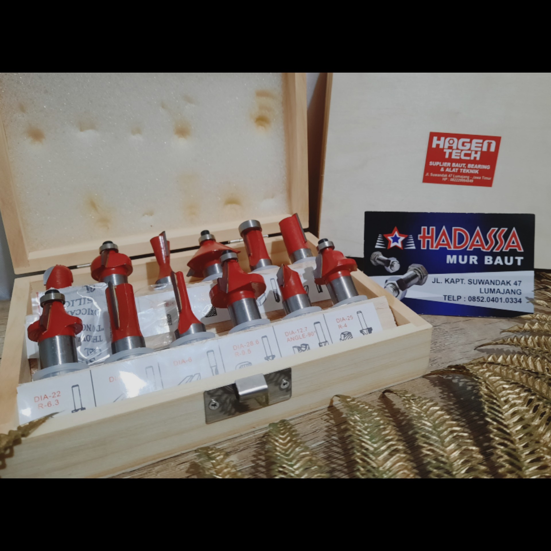 12 Pcs Mata Router Bit Set 3