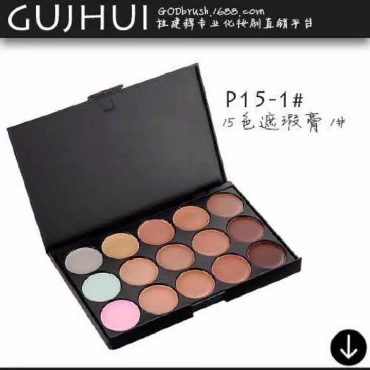 15 COLOUR CONCEALER PALETTE  MAKEUP PALETTE MAC 15 CONCEALER  2