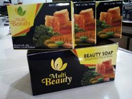 1 box sabun multibeauty