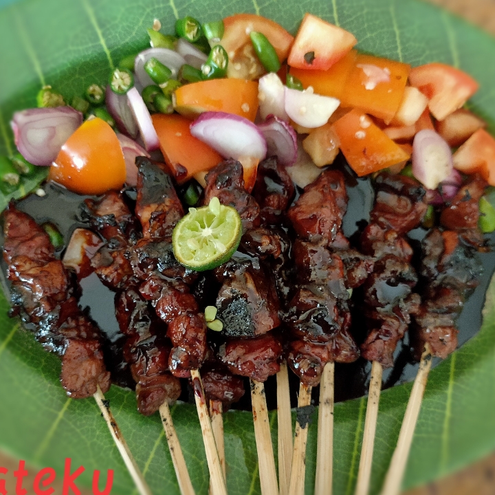 1porsi Sate Kambing Bumbu Kecap