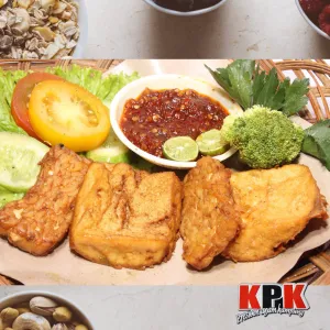 1porsi tahu tempe goreng