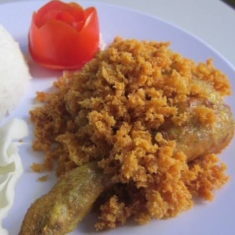 2 Ayam Tulang Lunak Kremesan Dan 2 Tahu Atau Tempe