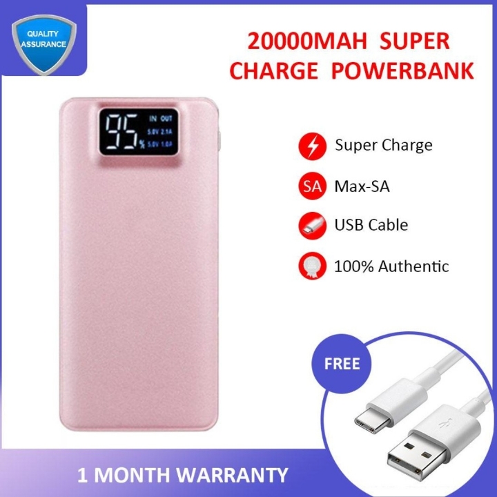 25000mah PowerBank for Samsung Dua USB Power Bank Fast Charge External