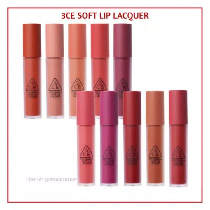 3CE SOFT LIP LACQUER