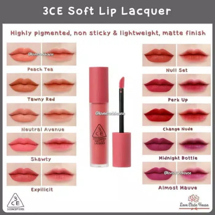 3CE SOFT LIP LACQUER 3