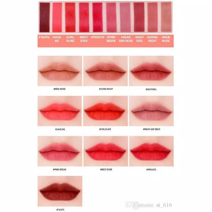 3CE VELVET LIP TINT - BEST SELLER LIPTINT 2