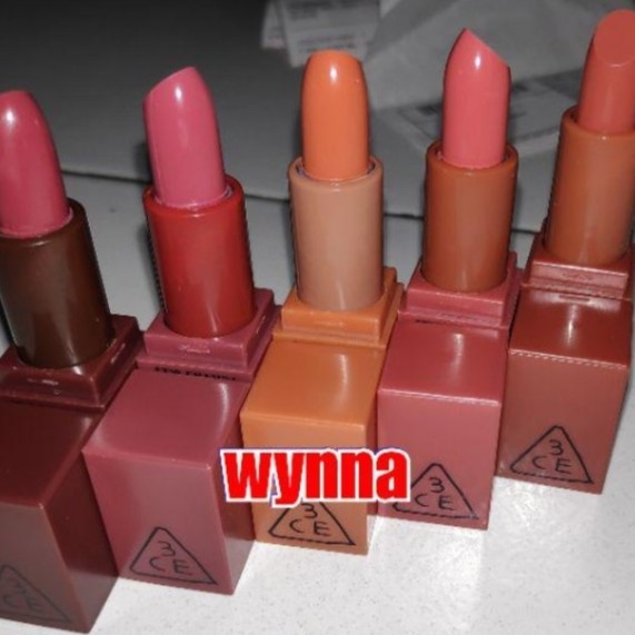 3ce Stylenanda lip color mini kit 1 box isi 5 pcs 2