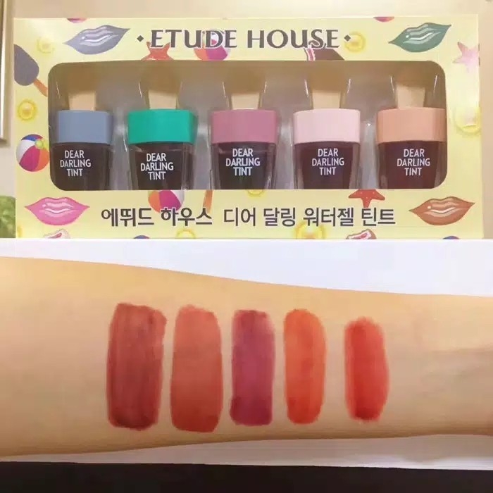 5 pcs etude house ice cream set