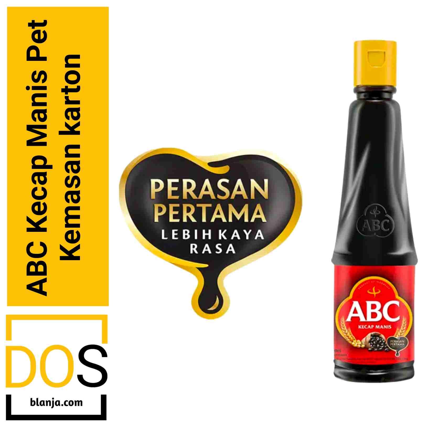 ABC Kecap Manis Kemasan Pet 600 ml per Karton