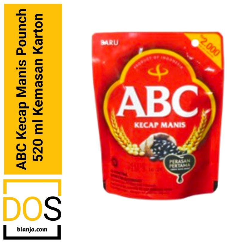 ABC Kecap Manis Kemasan Pouch Karton