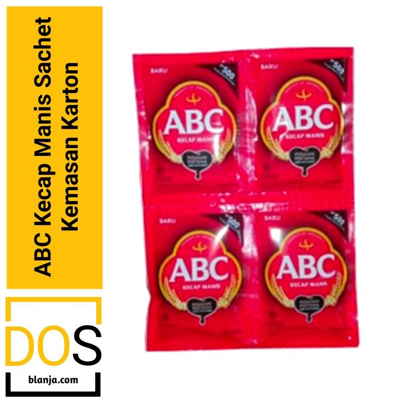 ABC Kecap Manis Sachet Kemasan Karton