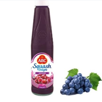 ABC SQUASH DELIGHT ANGGUR BOTOL 580 ML