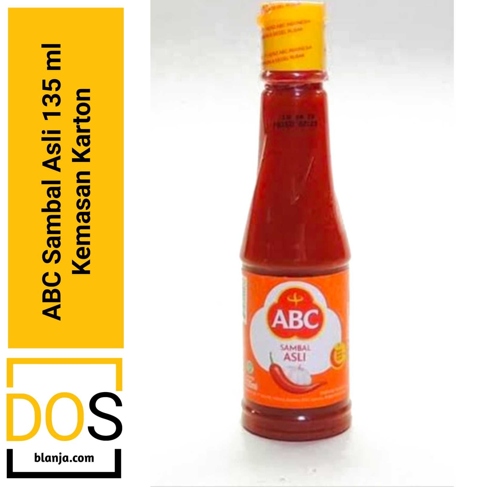 ABC Sambal Asli Ukuran 135 ml Kemasan Karton