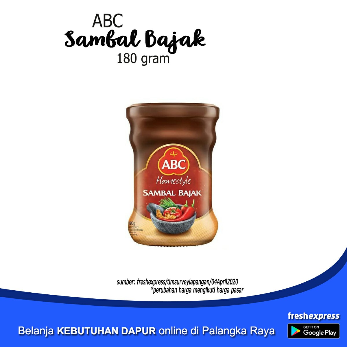 ABC Sambal Bajak 180 Gram