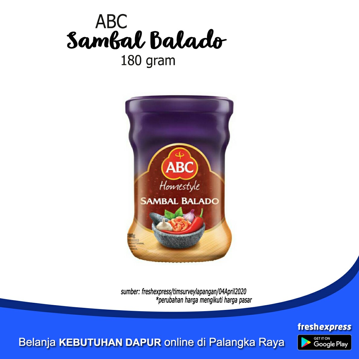 ABC Sambal Balado 180 Gram